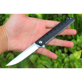 JJ103 Axis G10 Handle Quick 0pen Folding Pocket Tactical Knife for Outdoor Self Defense UD406570